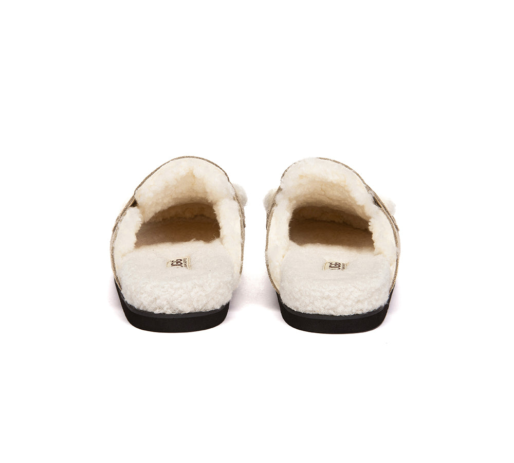 AUSTRALIAN SHEPHERD® UGG Slippers Women Sheepskin Wool Shearling Lora