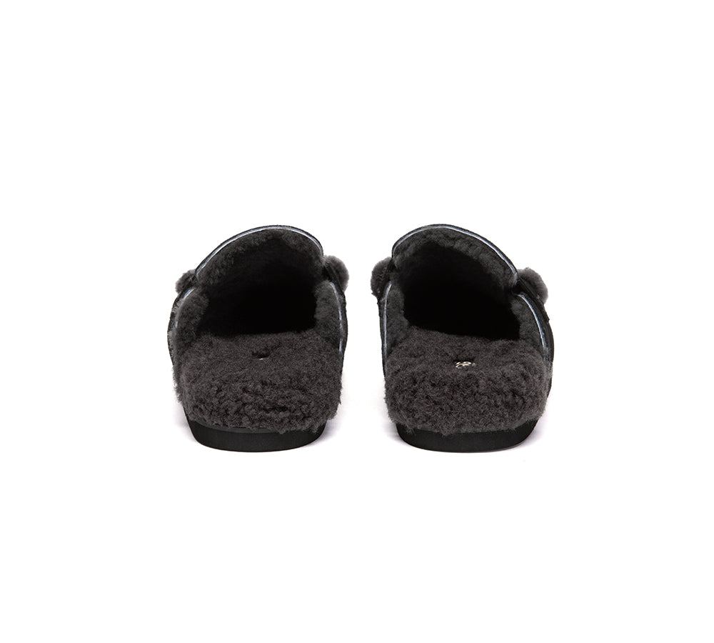 AUSTRALIAN SHEPHERD® UGG Slippers Women Sheepskin Wool Shearling Lora