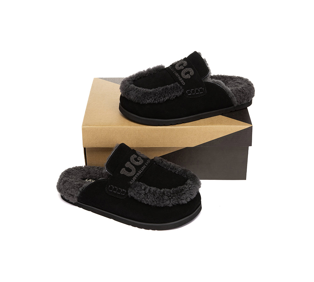 AUSTRALIAN SHEPHERD® UGG Slippers Women Sheepskin Wool Shearling Lora