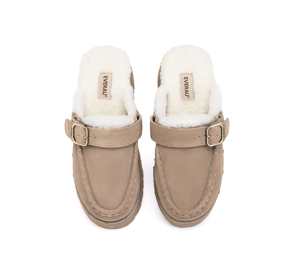 EVERAU® UGG Slippers Platform Merova Stud EVERAU