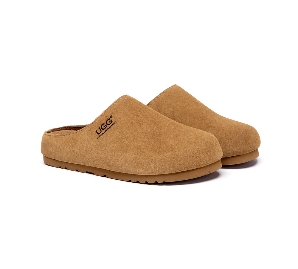 AUSTRALIAN SHEPHERD® Unisex Suede Slip On Casual Mules Marven