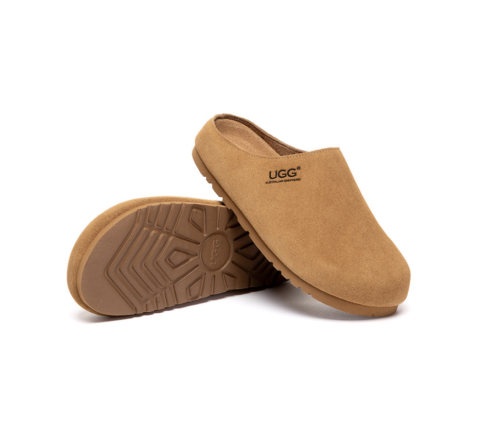 AUSTRALIAN SHEPHERD® Unisex Suede Slip On Casual Mules Marven