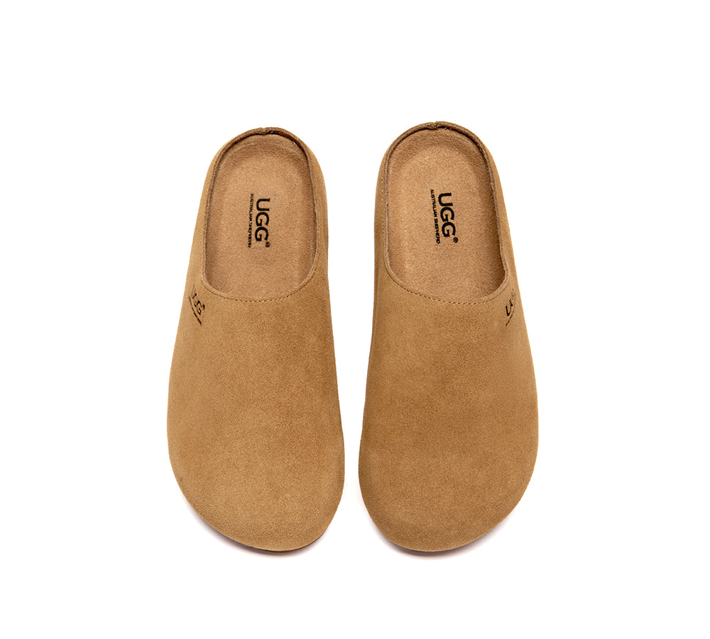 AUSTRALIAN SHEPHERD® Unisex Suede Slip On Casual Mules Marven