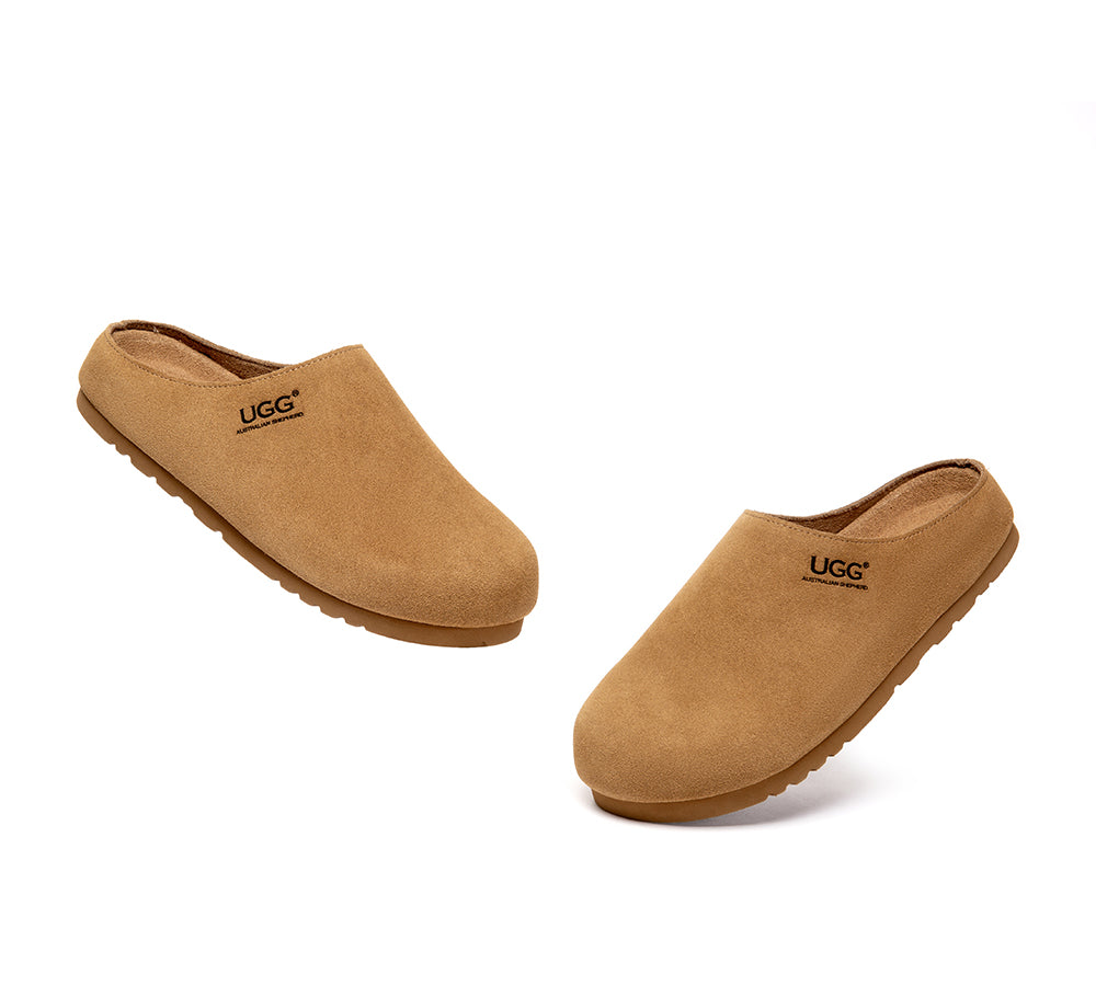AUSTRALIAN SHEPHERD® Unisex Suede Slip On Casual Mules Marven