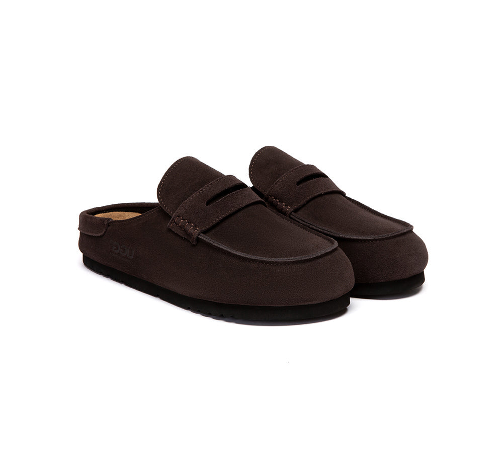 AUSTRALIAN SHEPHERD® Unisex Suede Slip On Casual Mules Casten