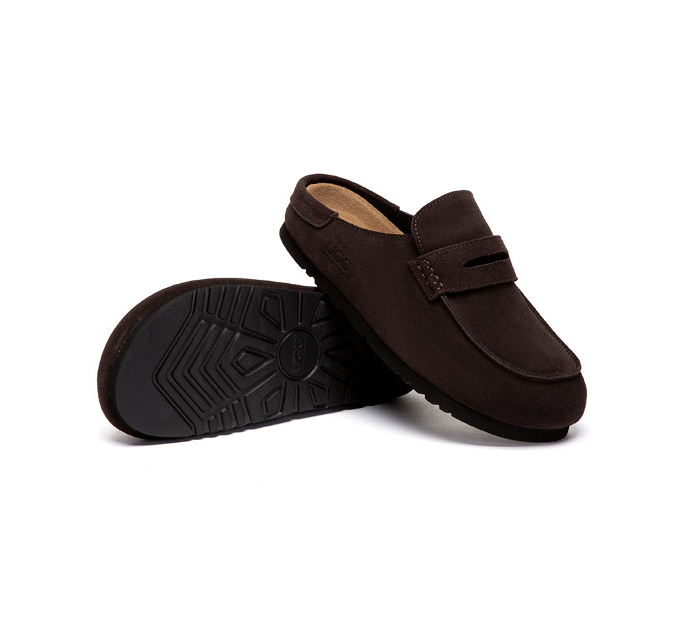 AUSTRALIAN SHEPHERD® Unisex Suede Slip On Casual Mules Casten