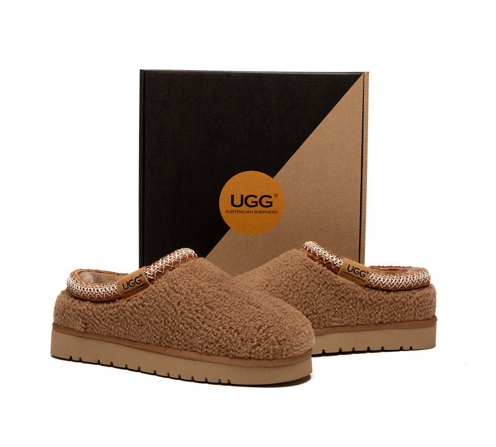 AUSTRALIAN SHEPHERD® UGG Slippers Sheepskin Wool Ankle Tayla