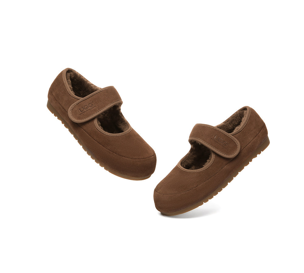 AUSTRALIAN SHEPHERD® UGG Slippers Sheepskin Wool Adjustable Strap Millie UGG AUSTRALIAN SHEPHERD