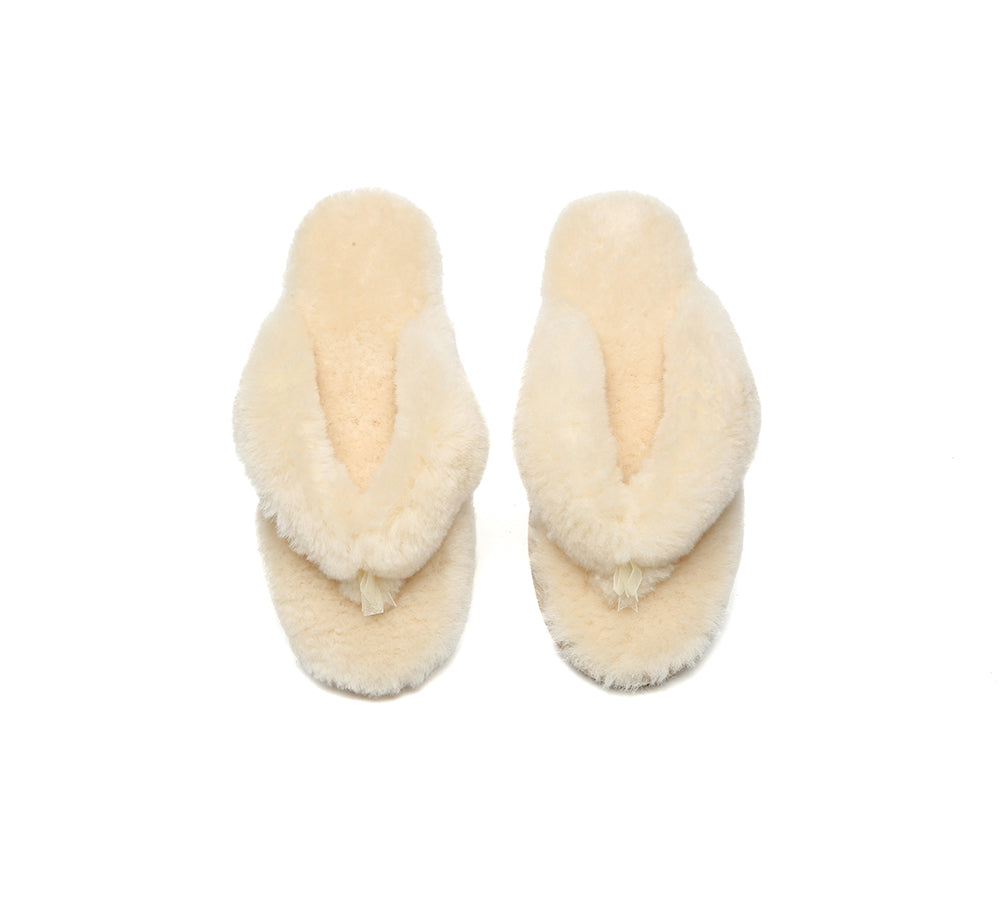 AUSTRALIAN SHEPHERD® UGG Thongs Women Fluffy Slides Farah