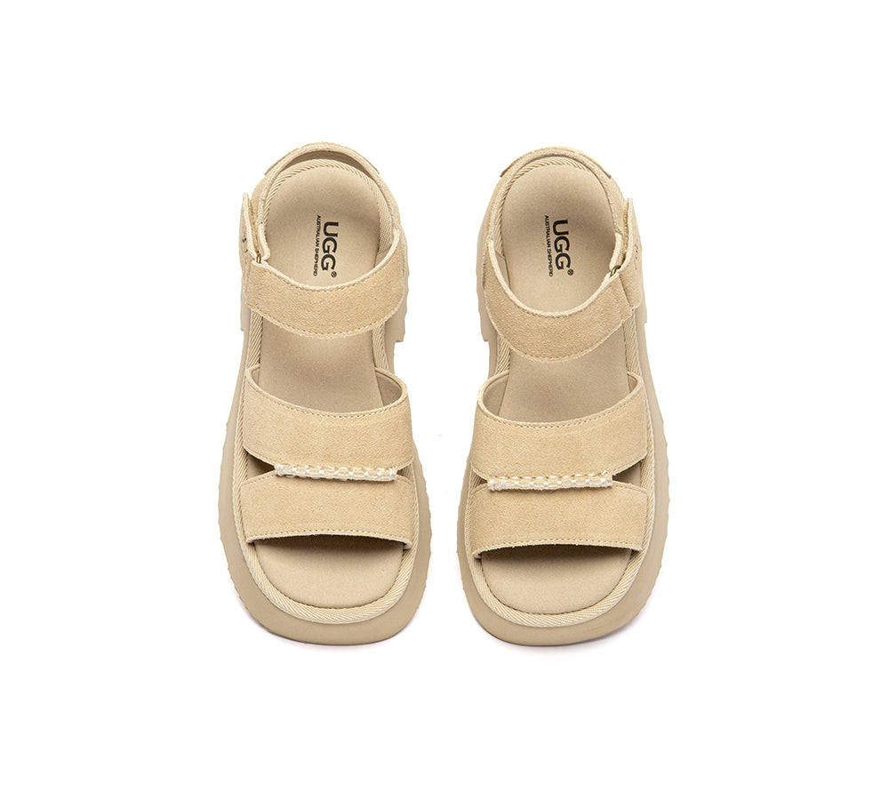 AUSTRALIAN SHEPHERD® Women Adjustable Strap Slingback Chunky Platform Sandals Eive