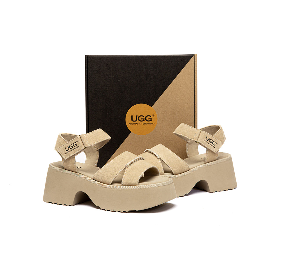 AUSTRALIAN SHEPHERD® Women Adjustable Strap Slingback Chunky Platform Sandals Eive