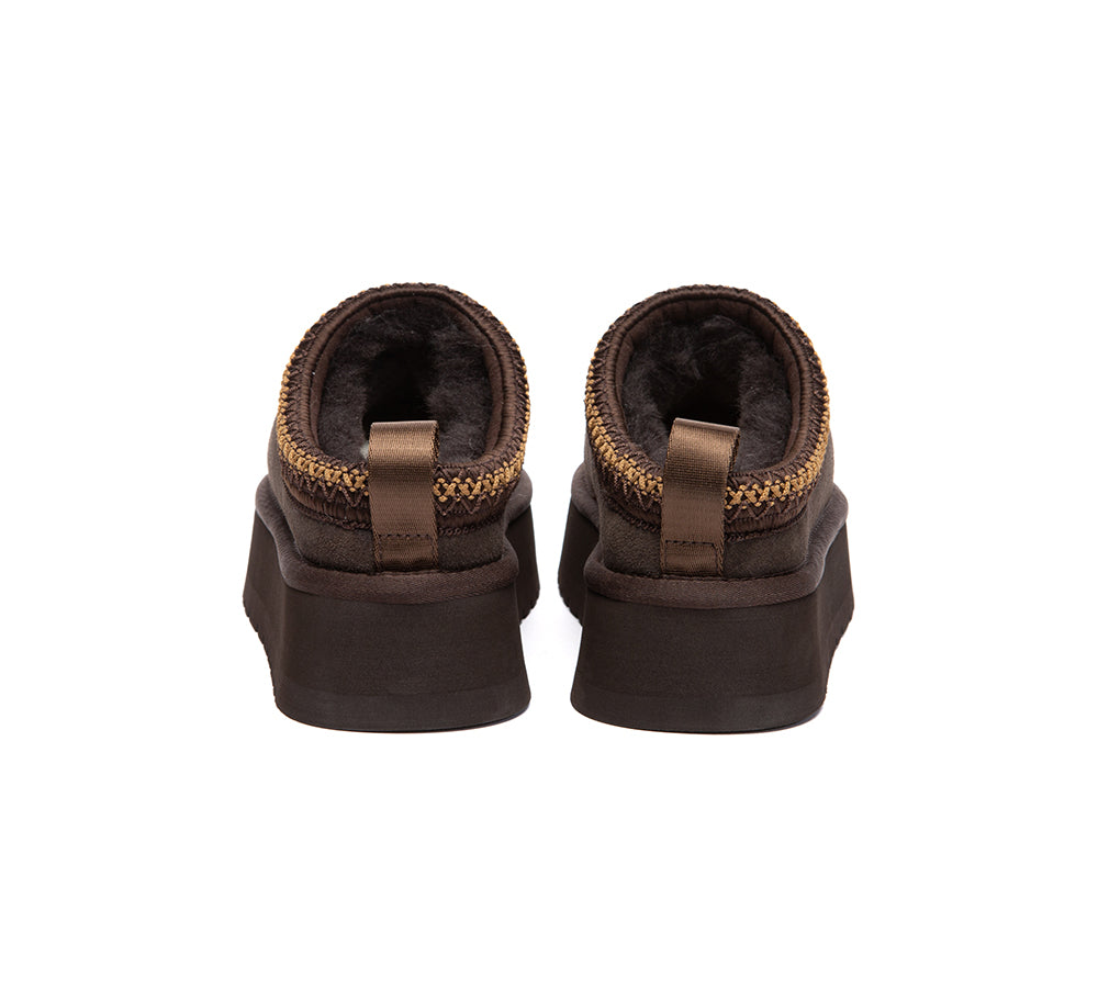AUSTRALIAN SHEPHERD® UGG Slippers Sheepskin Wool Ankle Platform Tazzy Tay UGG AUSTRALIAN SHEPHERD