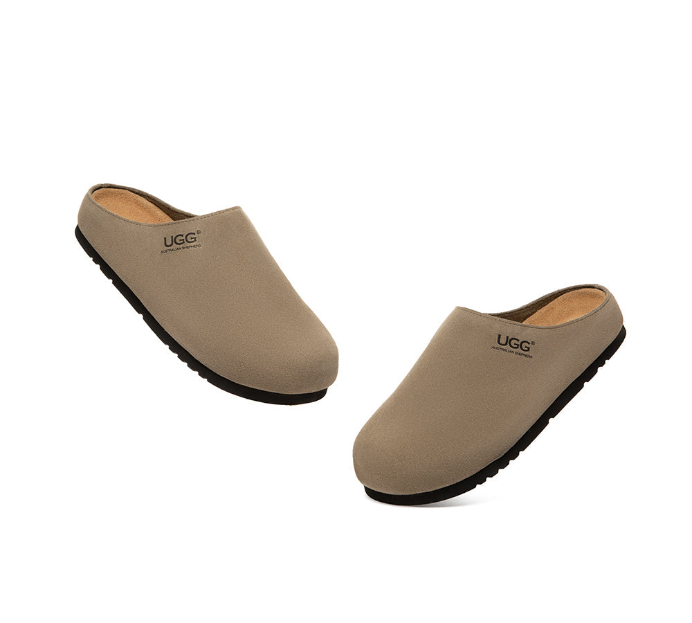 AUSTRALIAN SHEPHERD® Unisex Suede Slip On Casual Mules Marven