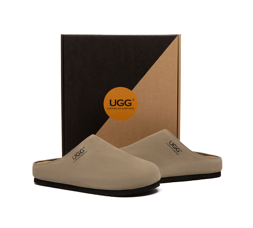 AUSTRALIAN SHEPHERD® Unisex Suede Slip On Casual Mules Marven