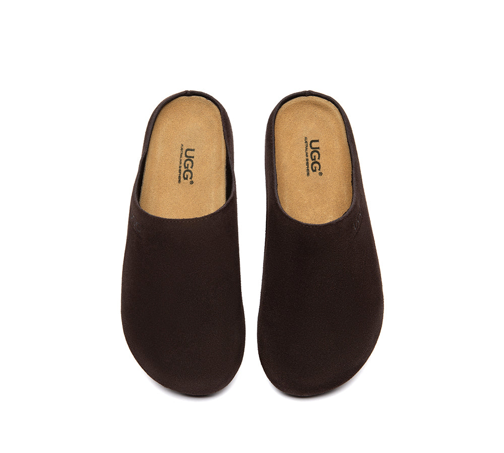 AUSTRALIAN SHEPHERD® Unisex Suede Slip On Casual Mules Marven
