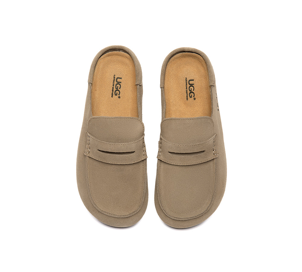 AUSTRALIAN SHEPHERD® Unisex Suede Slip On Casual Mules Casten