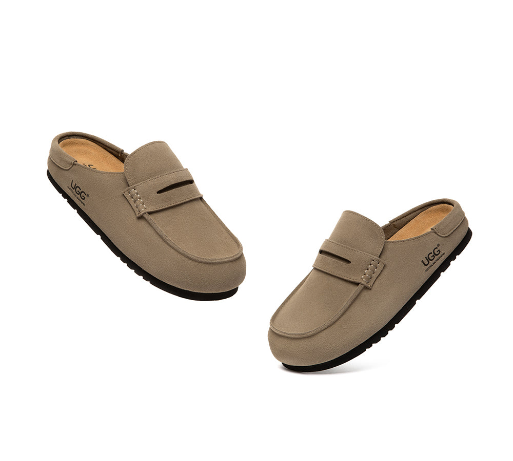 AUSTRALIAN SHEPHERD® Unisex Suede Slip On Casual Mules Casten