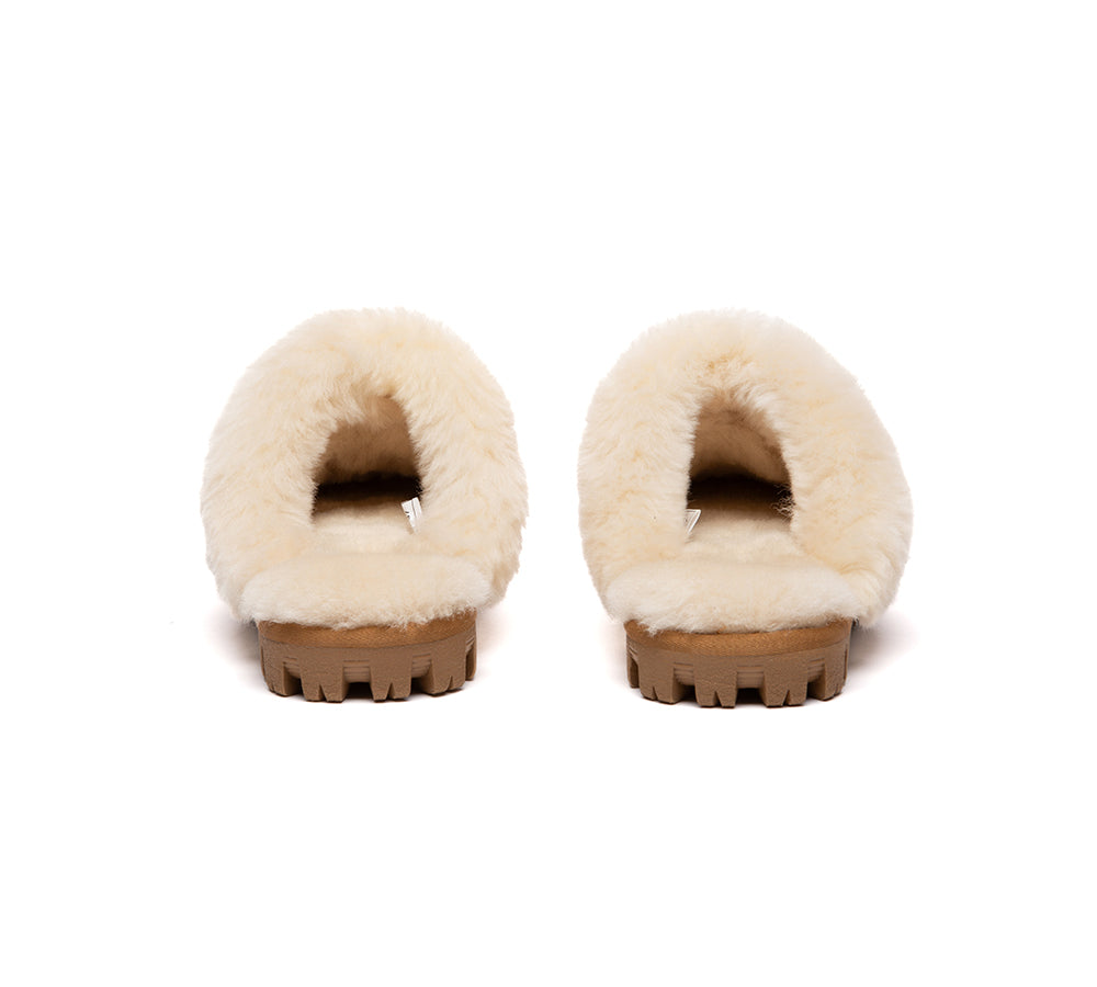 AUSTRALIAN SHEPHERD® UGG Slippers Sheepskin Wool Shearling Doria