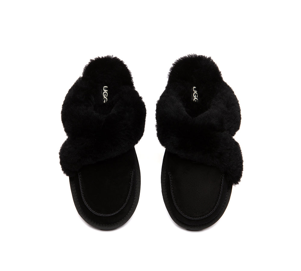 AUSTRALIAN SHEPHERD® UGG Slippers Sheepskin Wool Shearling Doria