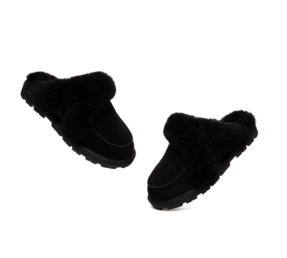 AUSTRALIAN SHEPHERD® UGG Slippers Sheepskin Wool Shearling Doria