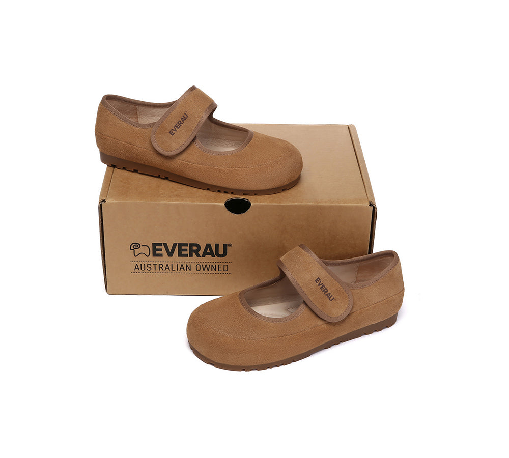 EVERAU® Women Slippers Adjustable Strap Mary Jane Malia