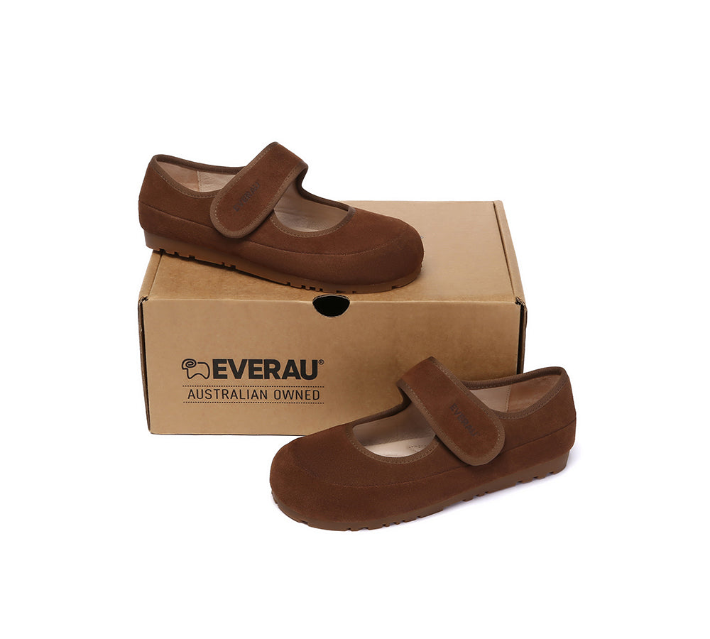 EVERAU® Women Slippers Adjustable Strap Mary Jane Malia
