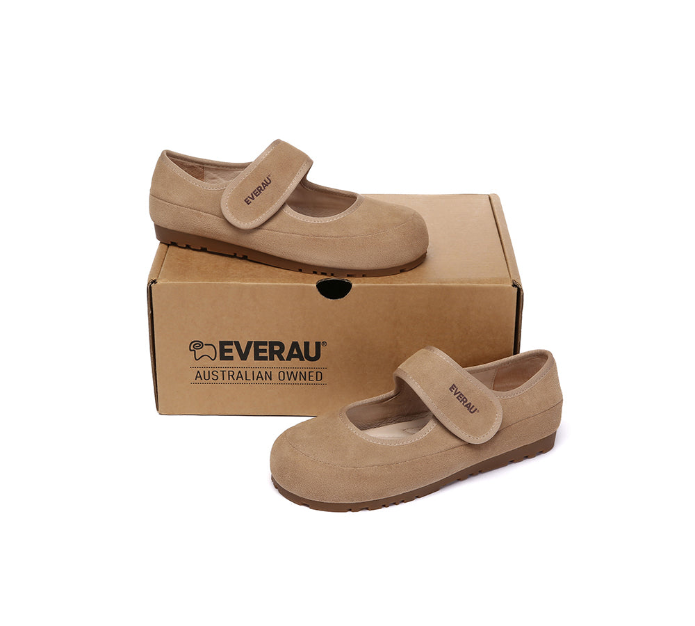 EVERAU® Women Slippers Adjustable Strap Mary Jane Malia