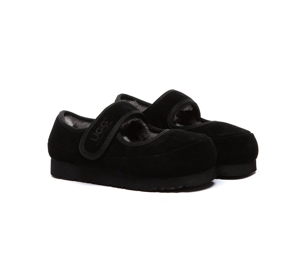 AUSTRALIAN SHEPHERD® UGG Slippers Kids Adjustable Strap Mary Jane Millie
