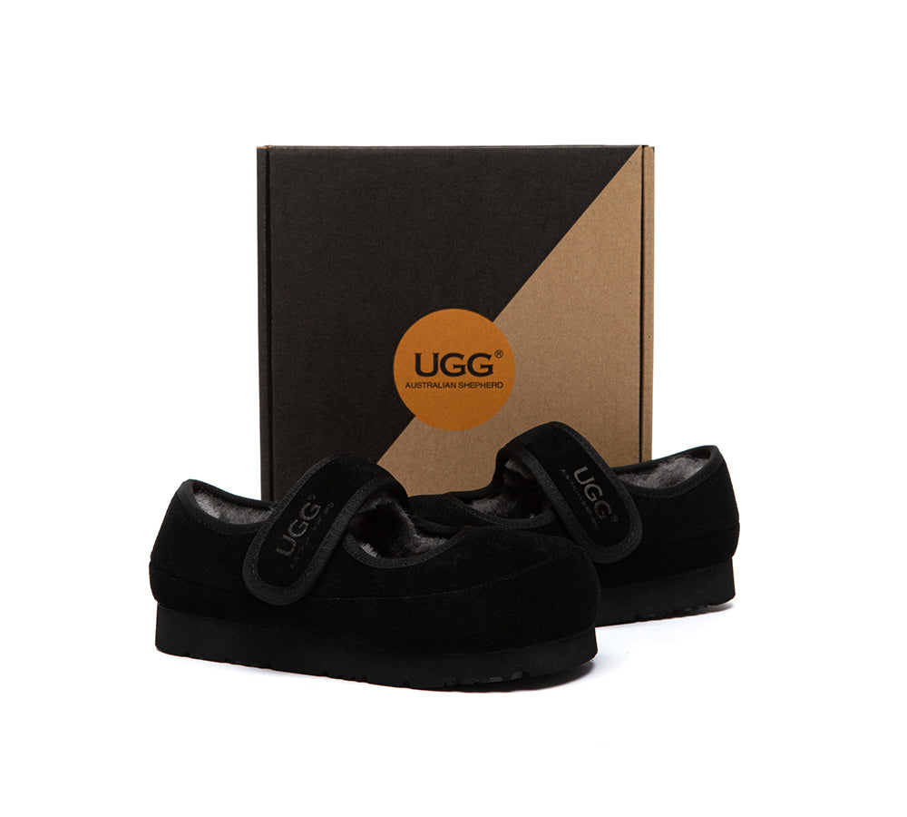 AUSTRALIAN SHEPHERD® UGG Slippers Kids Adjustable Strap Mary Jane Millie