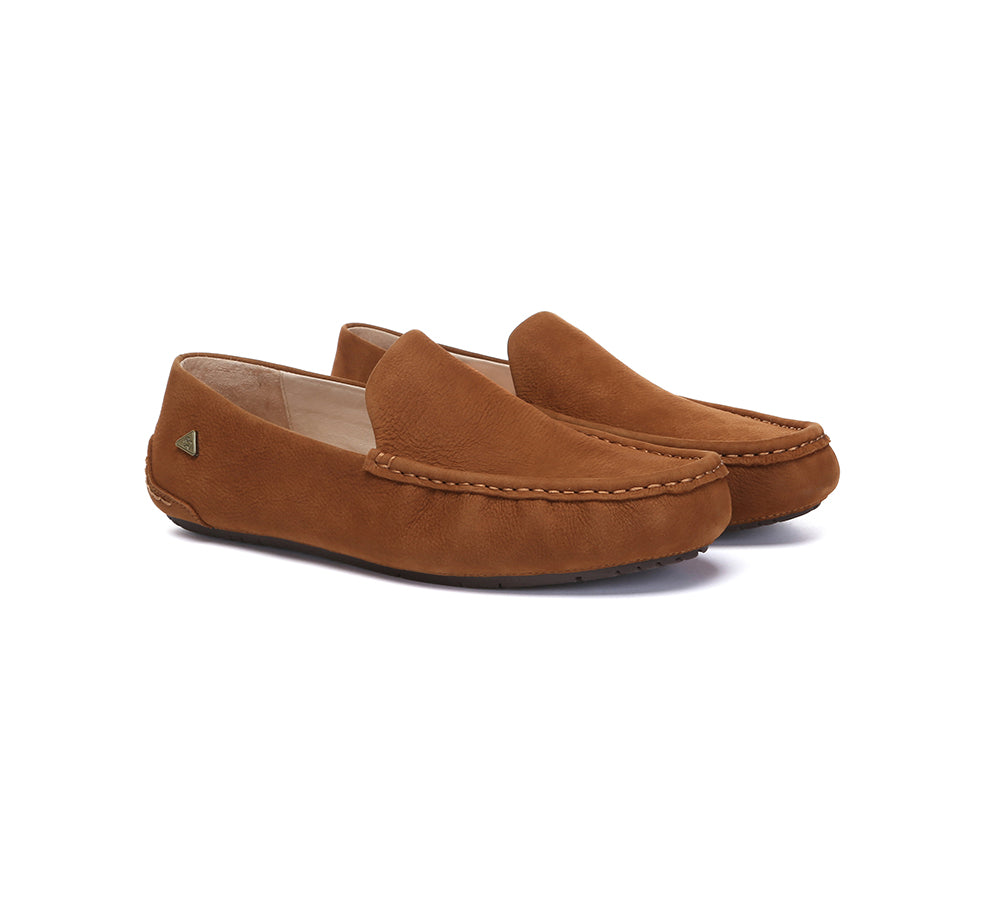 EVERAU® Men Leather Casual Slip On Moccasins Morris