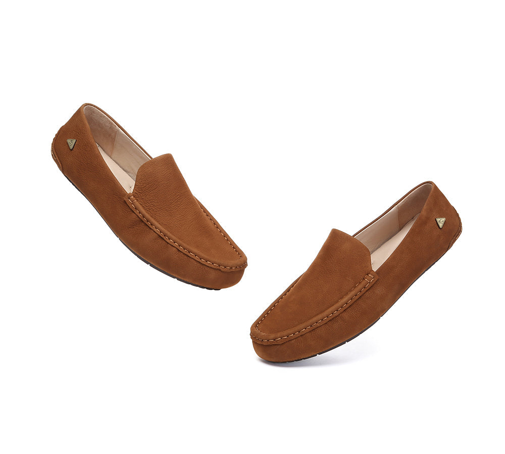 EVERAU® Men Leather Casual Slip On Moccasins Morris