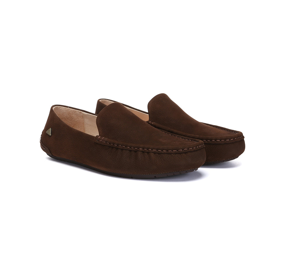 EVERAU® Men Leather Casual Slip On Moccasins Morris