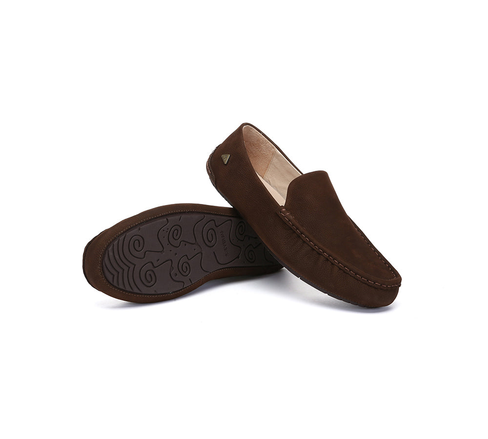 EVERAU® Men Leather Casual Slip On Moccasins Morris