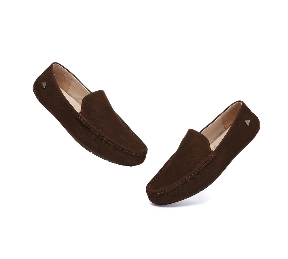 EVERAU® Men Leather Casual Slip On Moccasins Morris