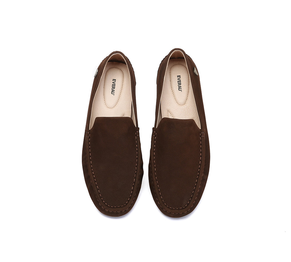 EVERAU® Men Leather Casual Slip On Moccasins Morris