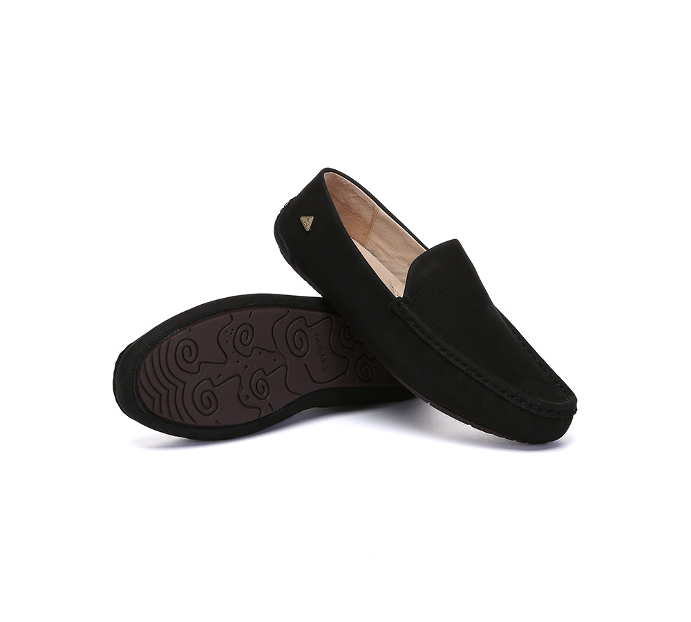 EVERAU® Men Leather Casual Slip On Moccasins Morris