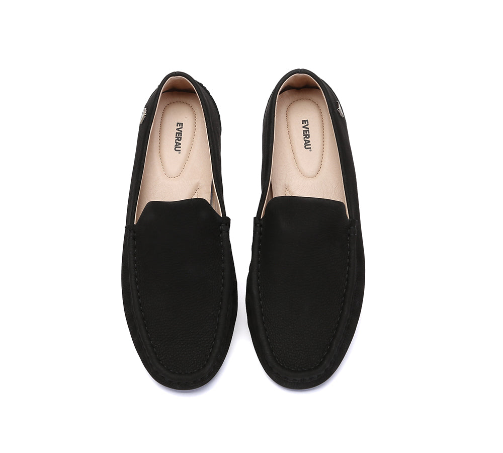 EVERAU® Men Leather Casual Slip On Moccasins Morris