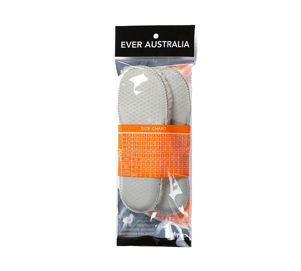 EVERAU® UGG Boots Slippers Insole Sheepskin Wool Insert