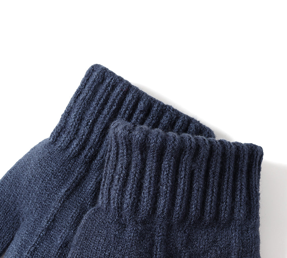 EVERAU® Fingerless Ultra Plush Knit Gloves