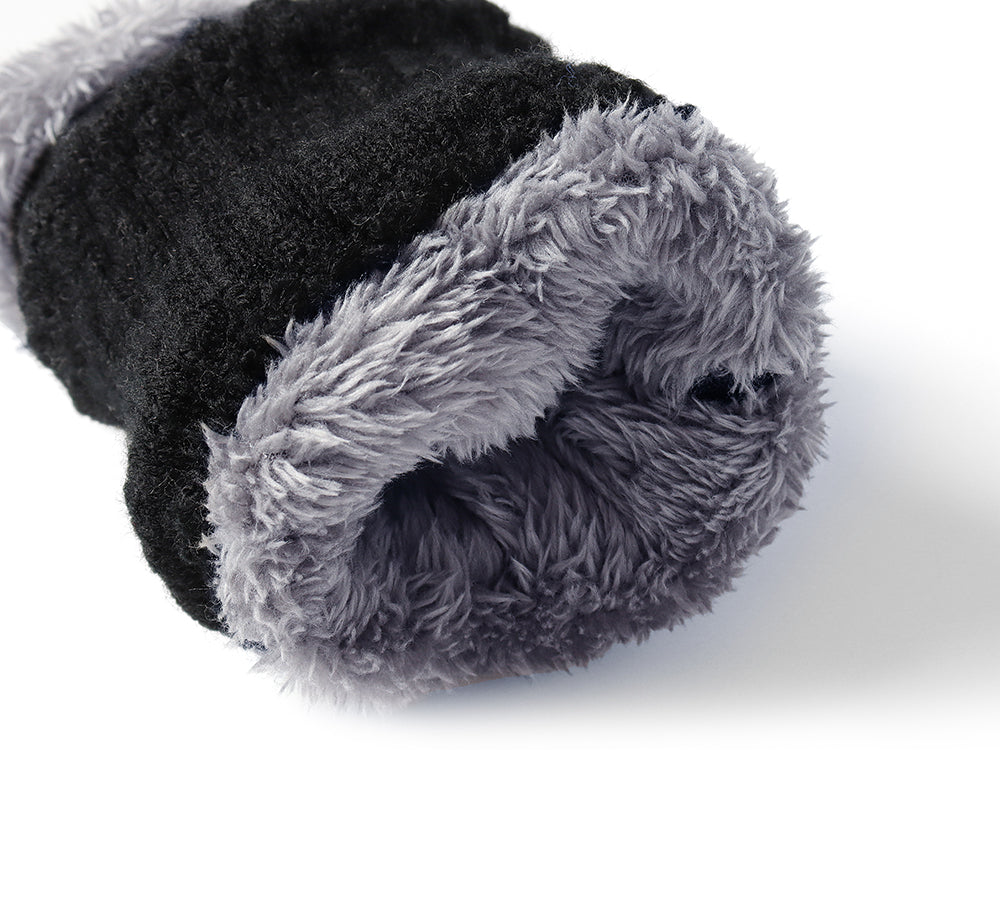 EVERAU® Fingerless Ultra Plush Knit Gloves