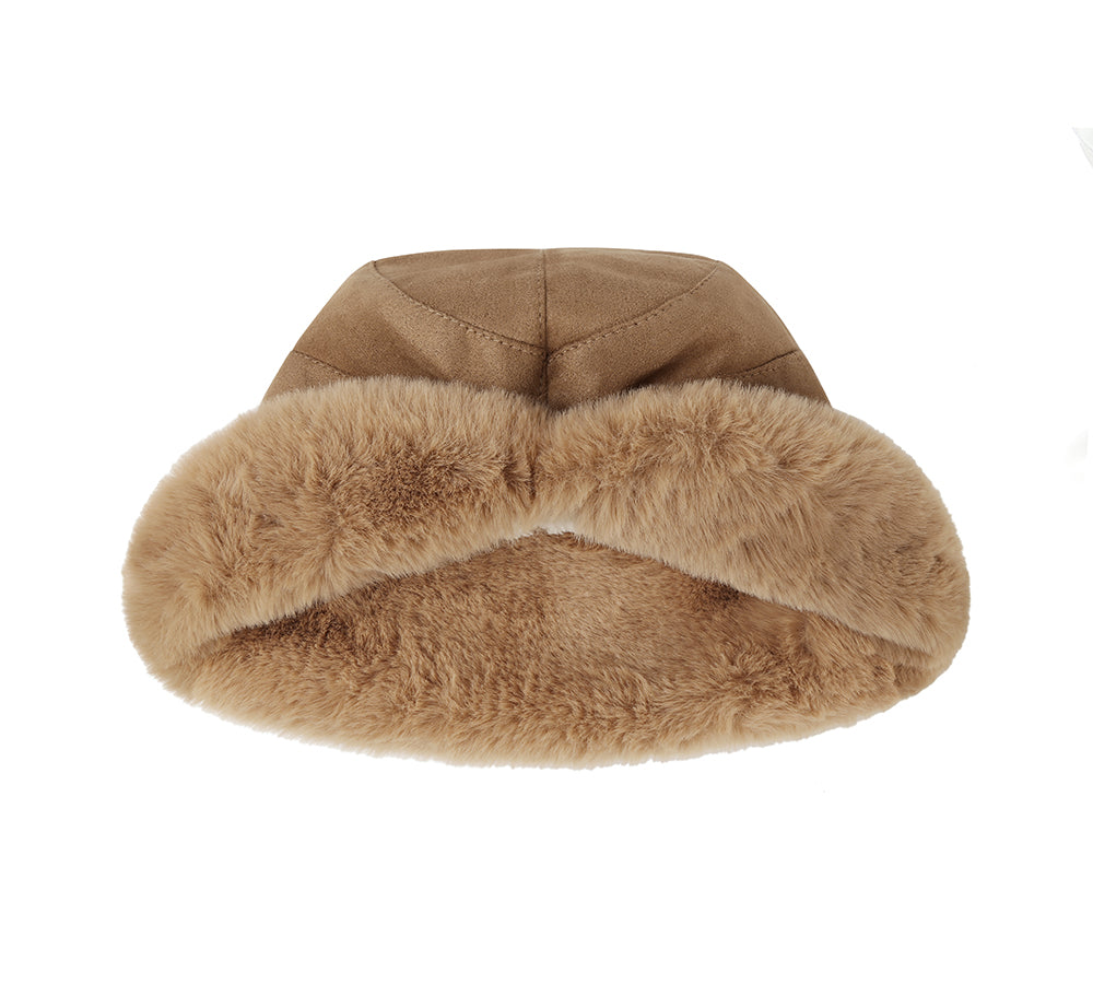 EVERAU® Suede Fluffy Warm Bucket Hat