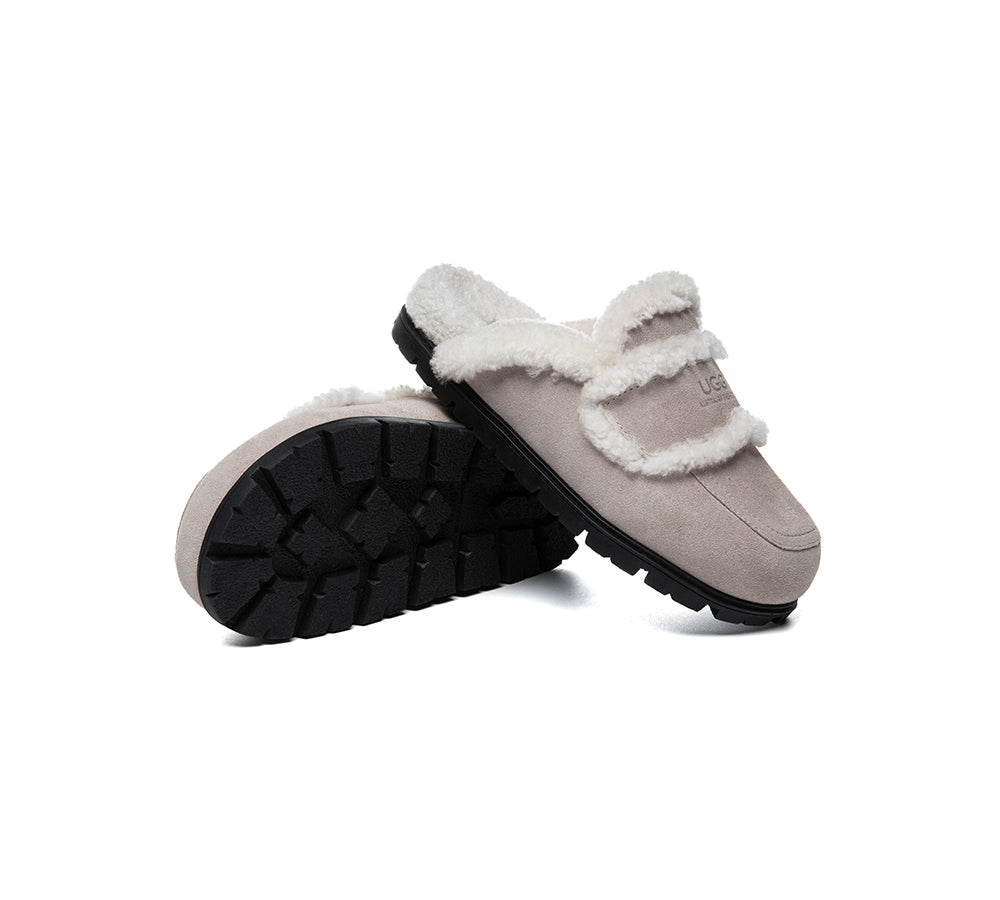 AUSTRALIAN SHEPHERD® UGG Slippers Sheepskin Wool Shearling Lined Remi