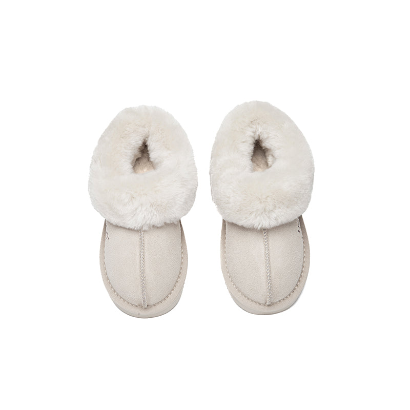 AUSTRALIAN SHEPHERD® UGG Slippers Kids Sheepskin Wool Ankle Homey