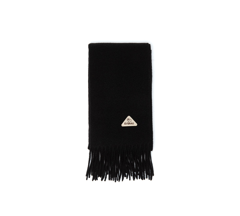 EVERAU® 100% Wool Plain Scarf Eva