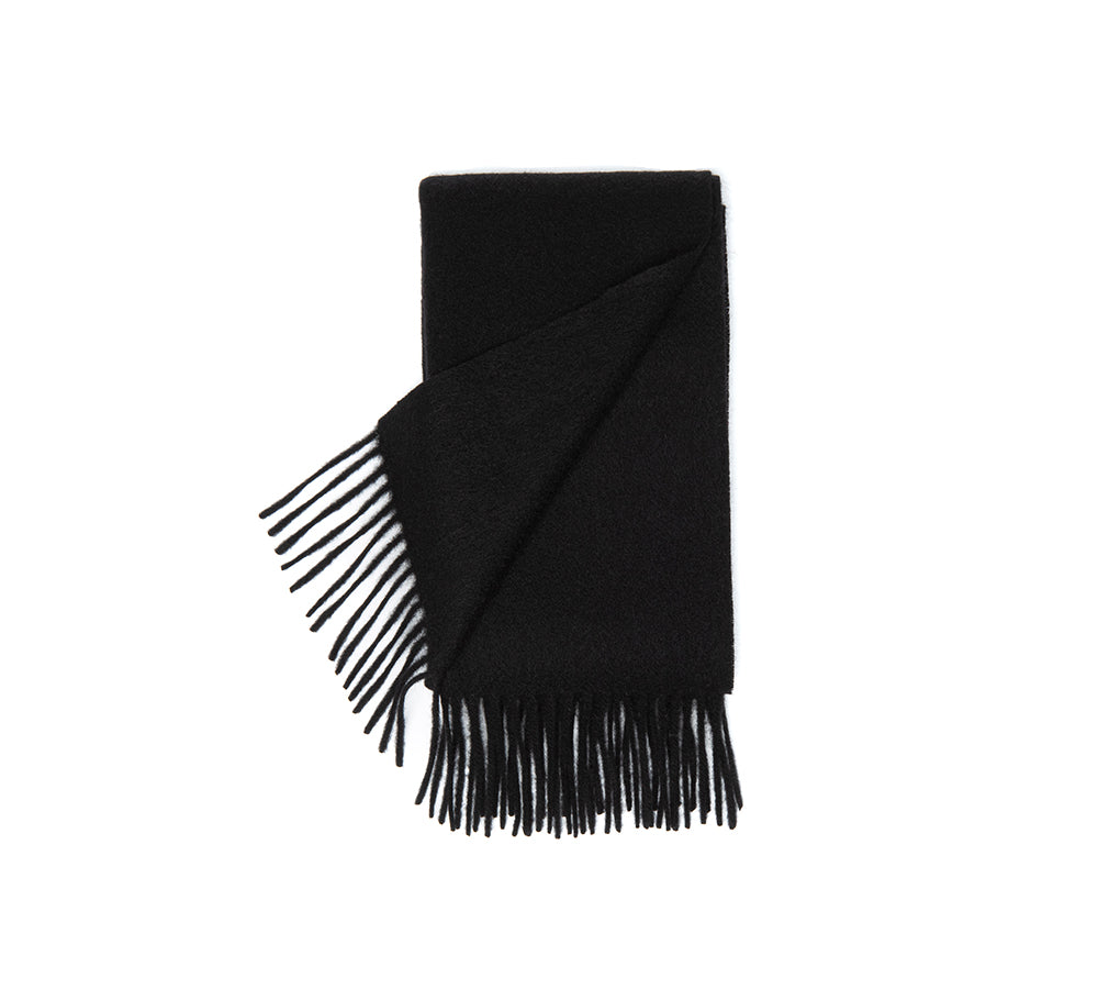 EVERAU® 100% Wool Plain Scarf Eva