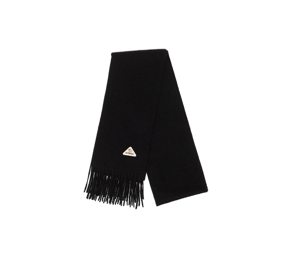 EVERAU® 100% Wool Plain Scarf Eva