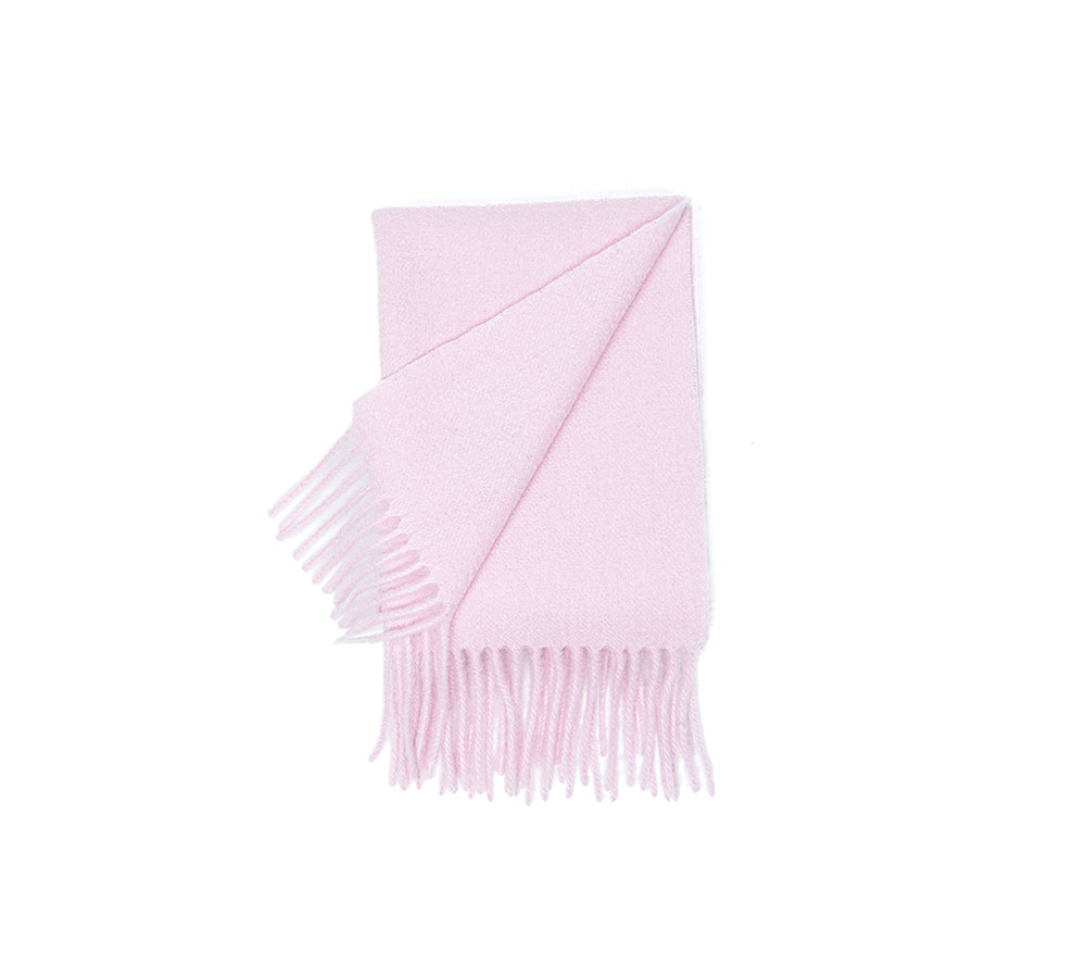 EVERAU® 100% Wool Plain Scarf Eva