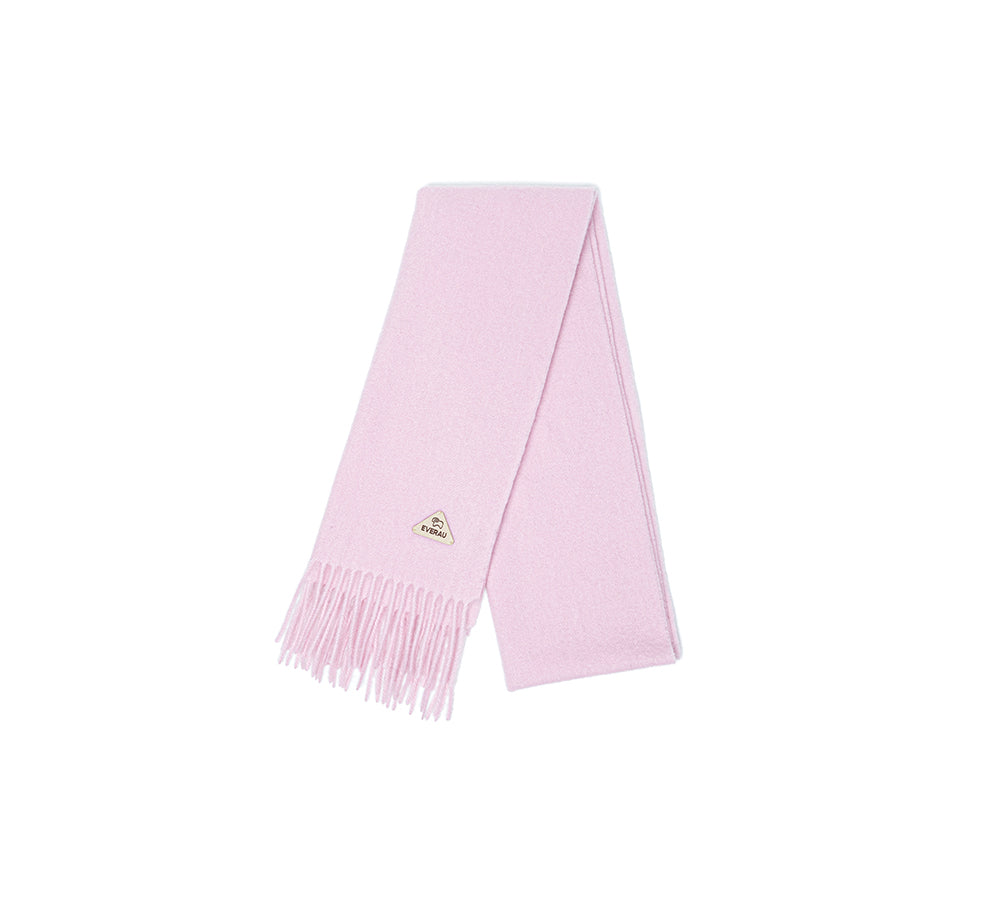 EVERAU® 100% Wool Plain Scarf Eva