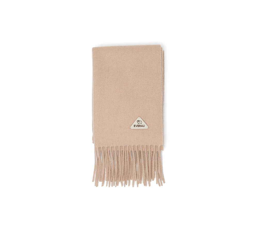 EVERAU® 100% Wool Plain Scarf Eva