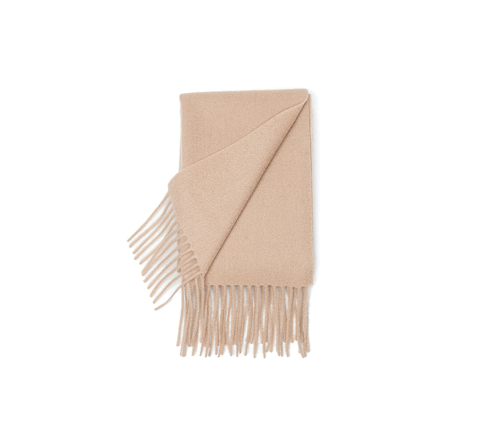 EVERAU® 100% Wool Plain Scarf Eva